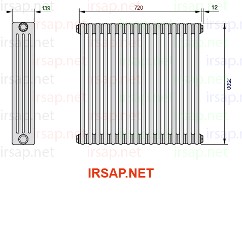 Радиатор IRSAP Tesi 42500/16 T12 CL 01
